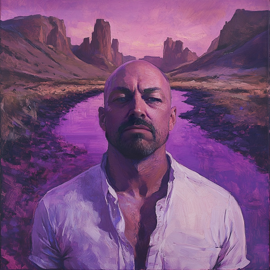 And It Never Was - Mike Hibbert Rock Album Cover Art